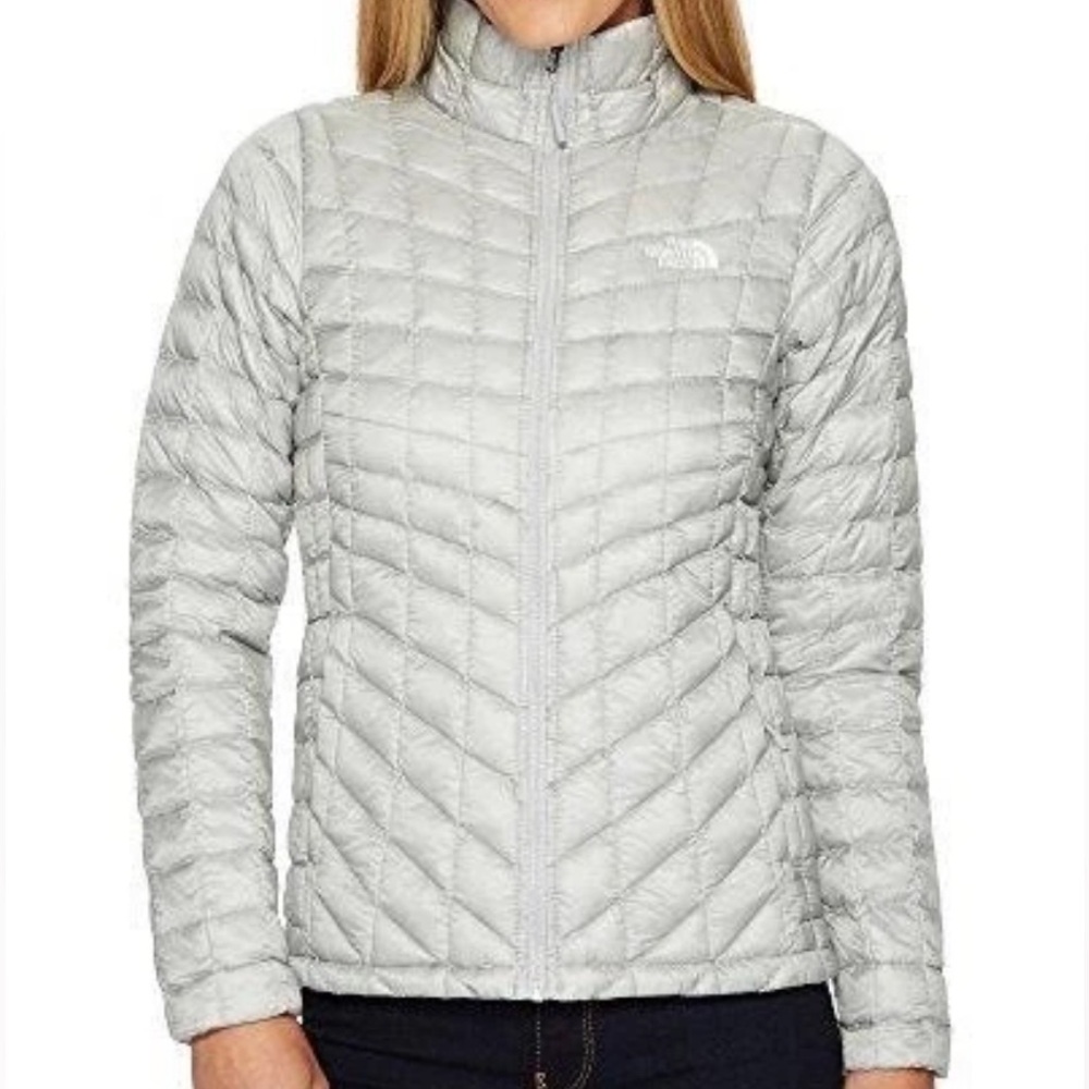 The North Face Women's Light Gray Thermoball Jacket